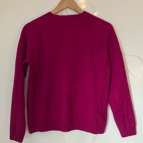 100% Cashmere Crew Neck Sweater Size XL Fit Large - Picture 3 of 4